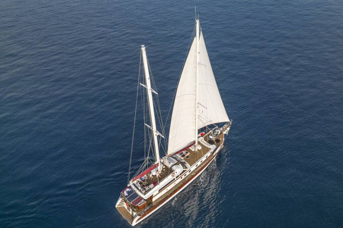 Exterior view of ADRIATIC HOLIDAY, a Gulet Gulet gulet at Dubrovnik, Croatia