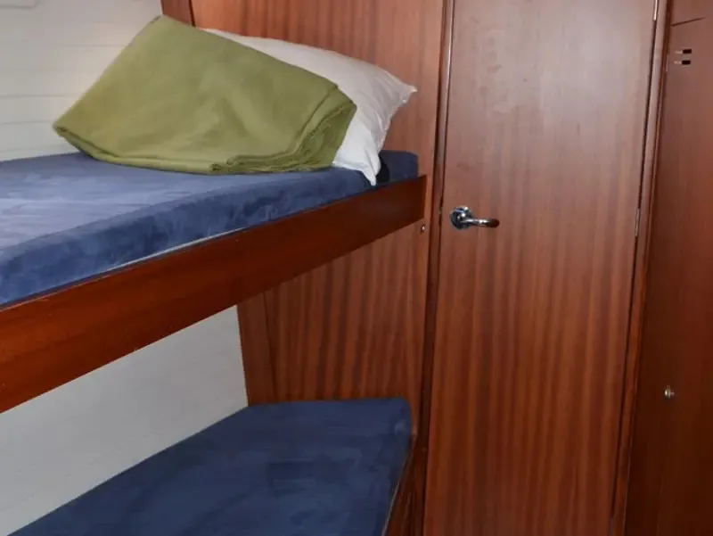 Cabin on Arctic Ice, a Delphia Yachts Delphia 47 sailboat at Harstad, Norway
