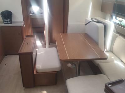 Salon of Raluca, a Beneteau Oceanis 46.1 sailboat at Skradin, Croatia