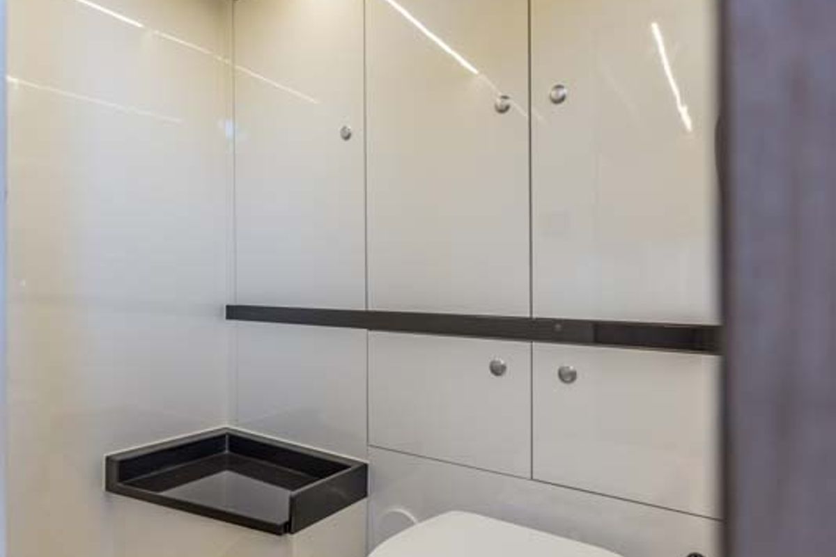 Head on Gariful 2, a Colnago 45 yacht at Split, Croatia