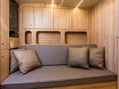 Salon of Gariful 2, a Colnago 45 yacht at Split, Croatia