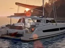 Chora, a Fountaine Pajot New 44 catamaran at Procida, Italy