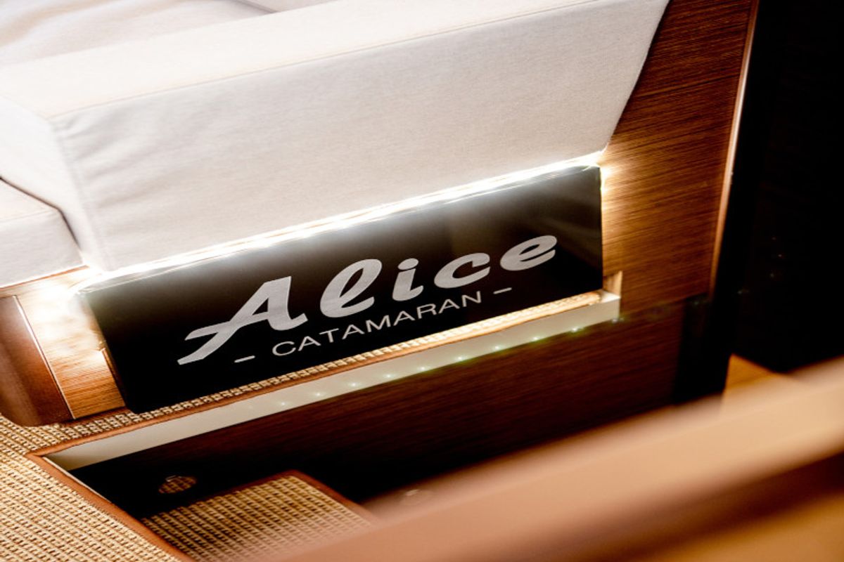 Alice, a Lagoon 46 catamaran at Athens, Greece