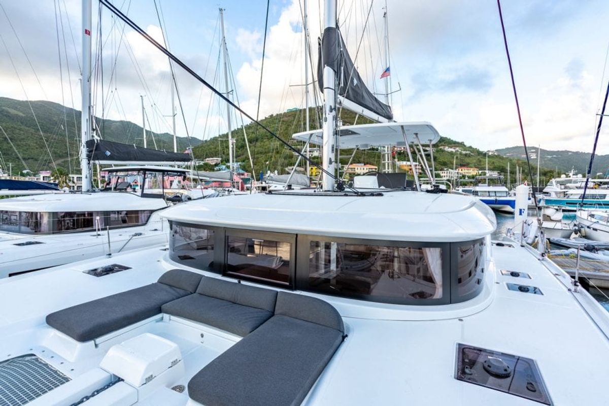 As You Wish, a Lagoon 46 catamaran at Ribishi, Saint Vincent and the Grenadines