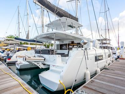 As You Wish, a Lagoon 46 catamaran at Ribishi, Saint Vincent and the Grenadines