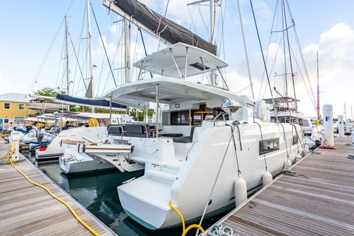 As You Wish, a Lagoon 46 catamaran at Ribishi, Saint Vincent and the Grenadines