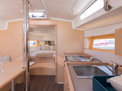 Galley of Majano, a Beneteau Oceanis 38.1 sailboat at Split, Croatia
