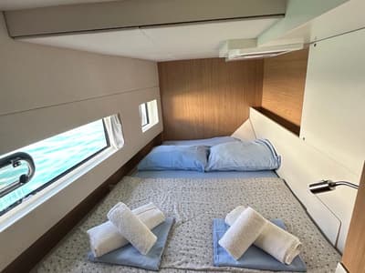 Bay Breeze V, a Bali Catsmart catamaran at Radovići, Montenegro