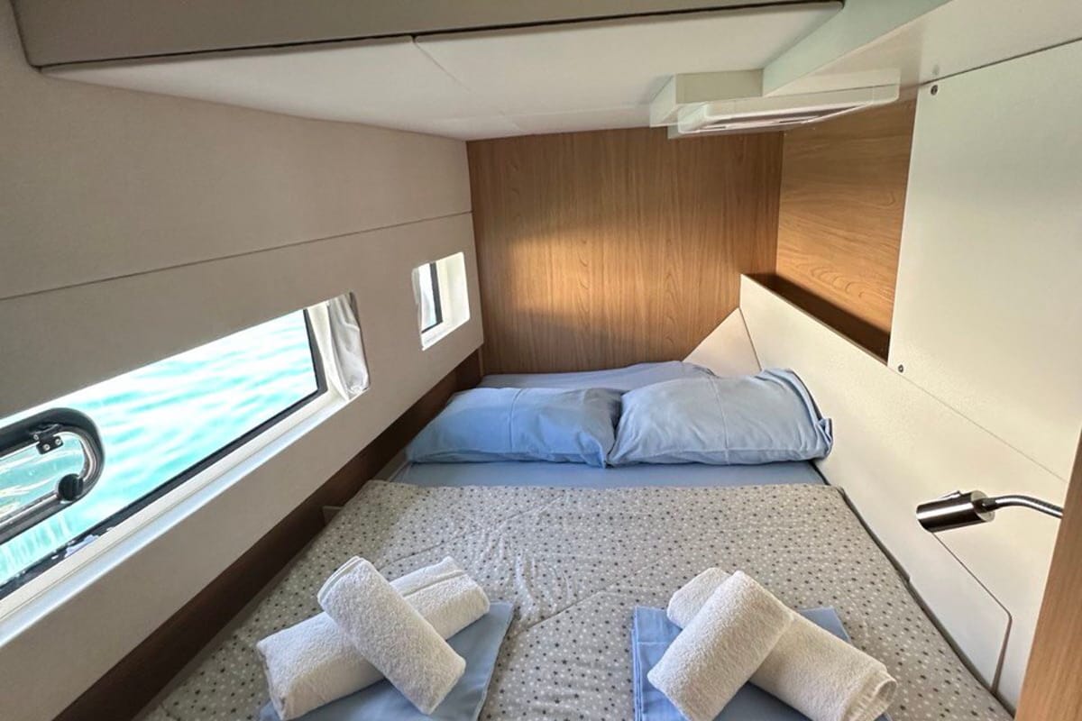 Bay Breeze V, a Bali Catsmart catamaran at Radovići, Montenegro