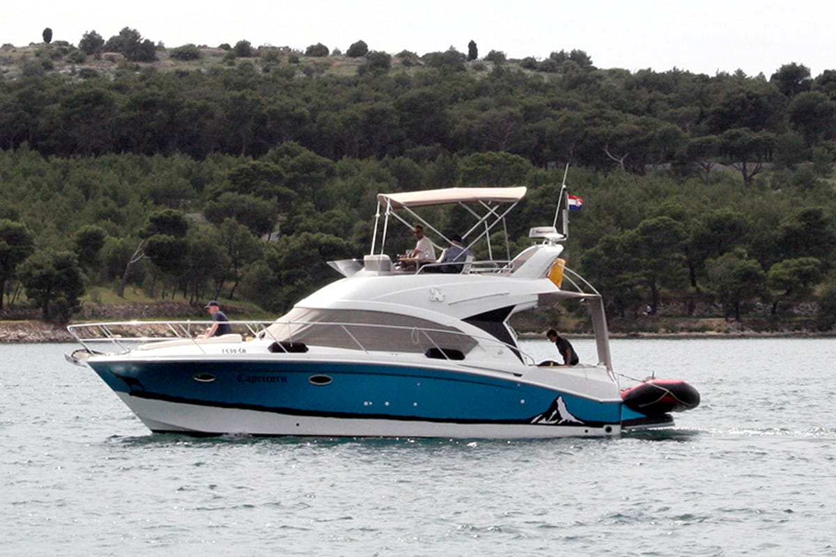 Exterior view of Capricorn, a Beneteau Antares 36 yacht at Grad Šibenik, Croatia
