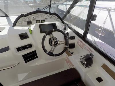 Cockpit of Capricorn, a Beneteau Antares 36 yacht at Grad Šibenik, Croatia