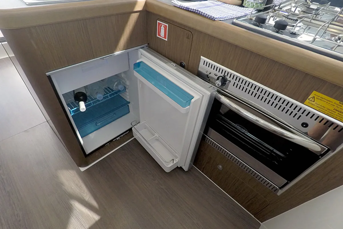 Galley of Capricorn, a Beneteau Antares 36 yacht at Grad Šibenik, Croatia
