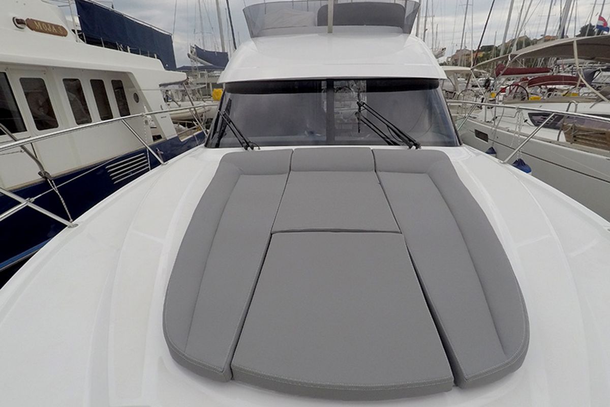 Deck of Capricorn, a Beneteau Antares 36 yacht at Grad Šibenik, Croatia
