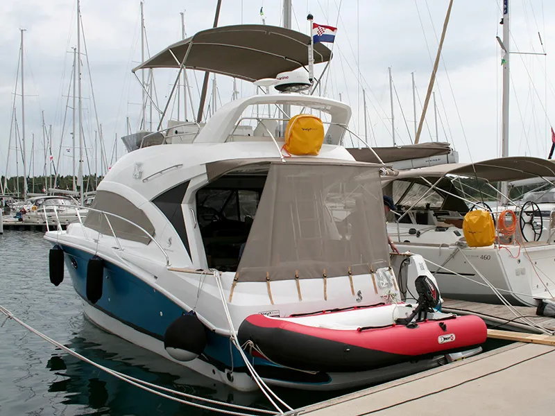 Exterior view of Capricorn, a Beneteau Antares 36 yacht at Grad Šibenik, Croatia