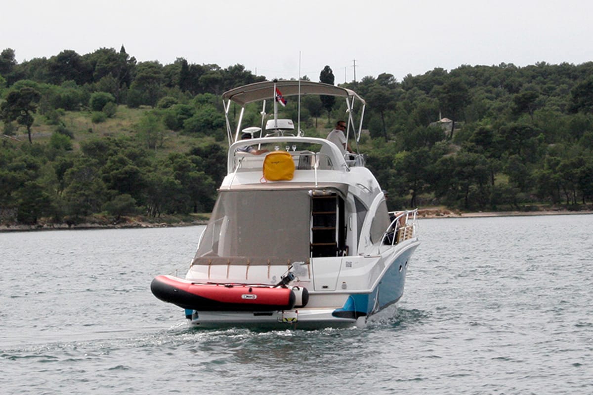 Exterior view of Capricorn, a Beneteau Antares 36 yacht at Grad Šibenik, Croatia