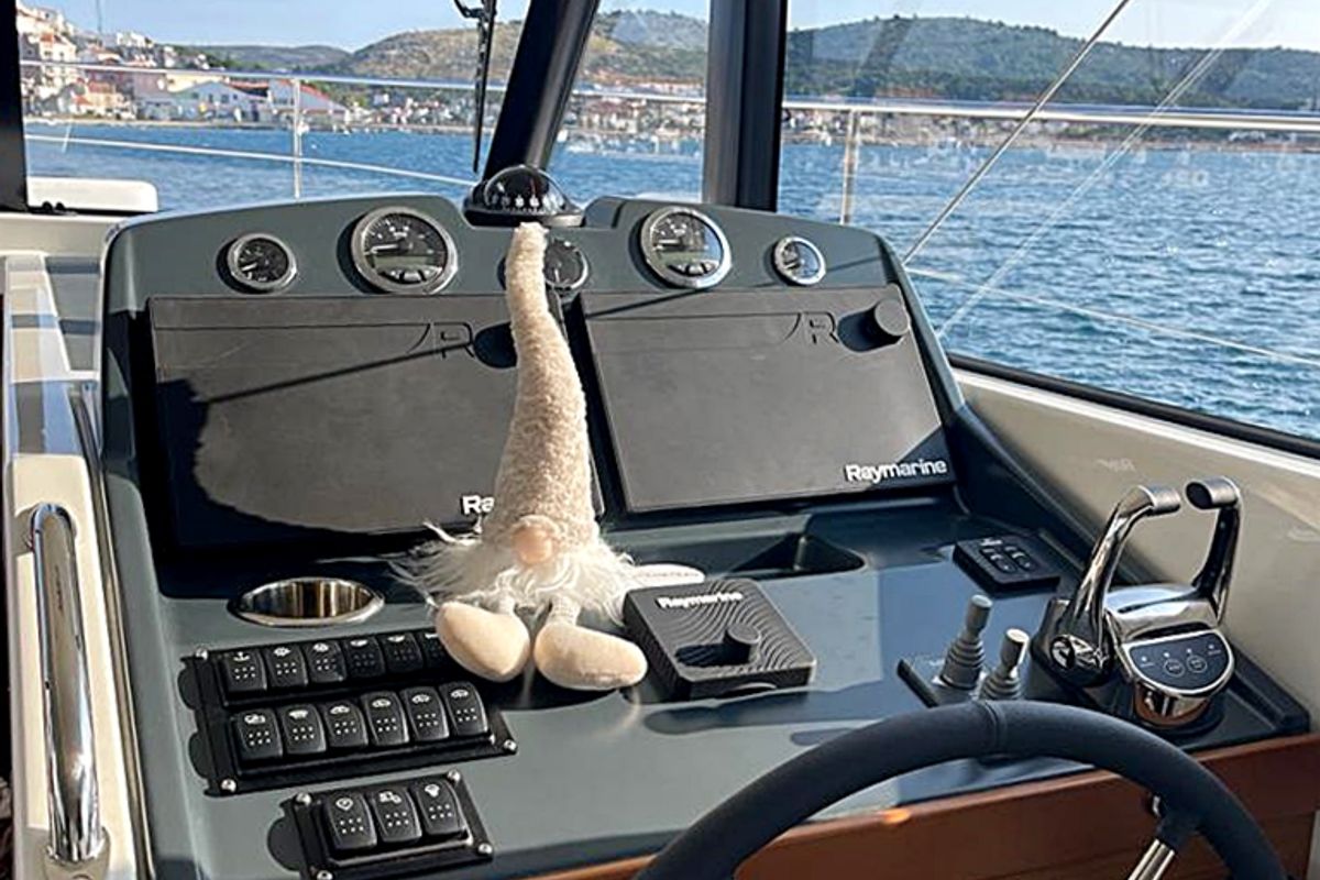 Nereide, a Beneteau Swift Trawler 48 yacht at Općina Rogoznica, Croatia