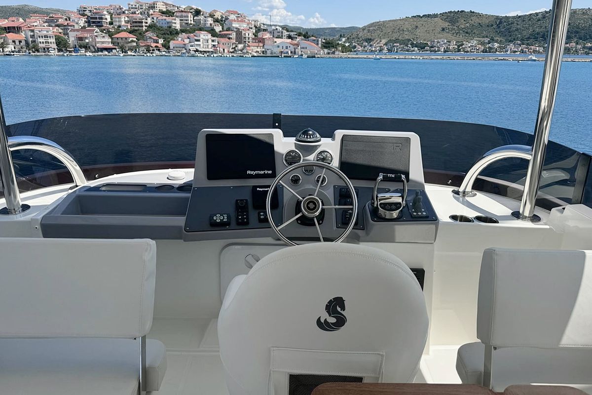 Nereide, a Beneteau Swift Trawler 48 yacht at Općina Rogoznica, Croatia