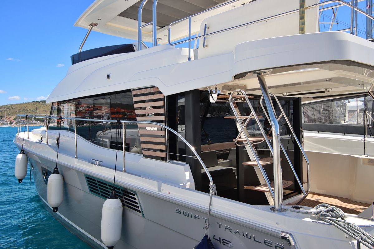 Nereide, a Beneteau Swift Trawler 48 yacht at Općina Rogoznica, Croatia