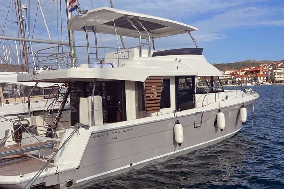 Nereide, a Beneteau Swift Trawler 48 yacht at Općina Rogoznica, Croatia
