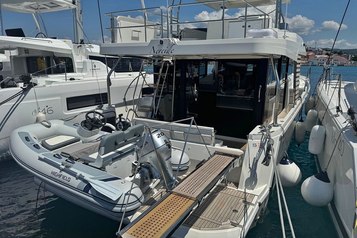 Nereide, a Beneteau Swift Trawler 48 yacht at Općina Rogoznica, Croatia
