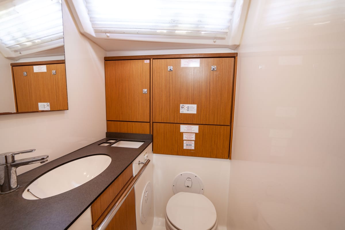 Sail Vega, a Bavaria Cruiser 46 sailboat at Fethiye, Turkey
