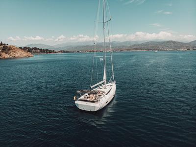 Santa Cruz, a Bavaria C45 Style sailboat at Fethiye, Turkey