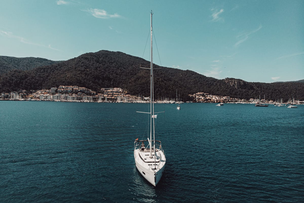 Santa Cruz, a Bavaria C45 Style sailboat at Fethiye, Turkey