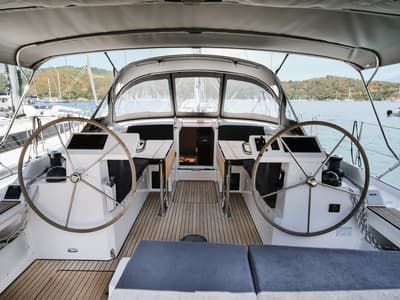 Santa Cruz, a Bavaria C45 Style sailboat at Fethiye, Turkey