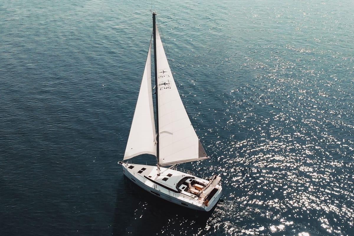 Santa Cruz, a Bavaria C45 Style sailboat at Fethiye, Turkey
