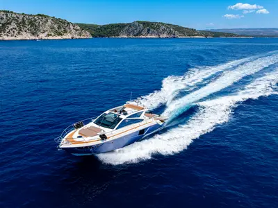 Darling Barbara, a Cranchi Cranchi 56 ST yacht at Split, Croatia