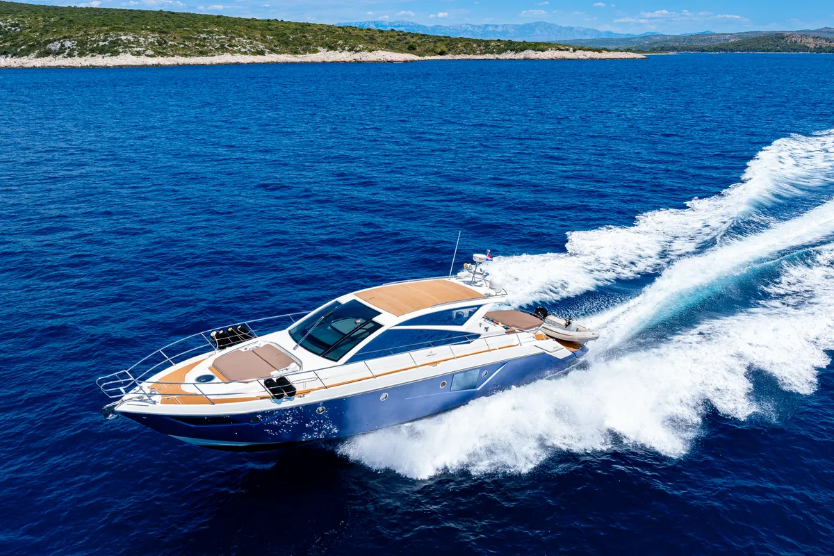 Darling Barbara, a Cranchi Cranchi 56 ST yacht at Split, Croatia