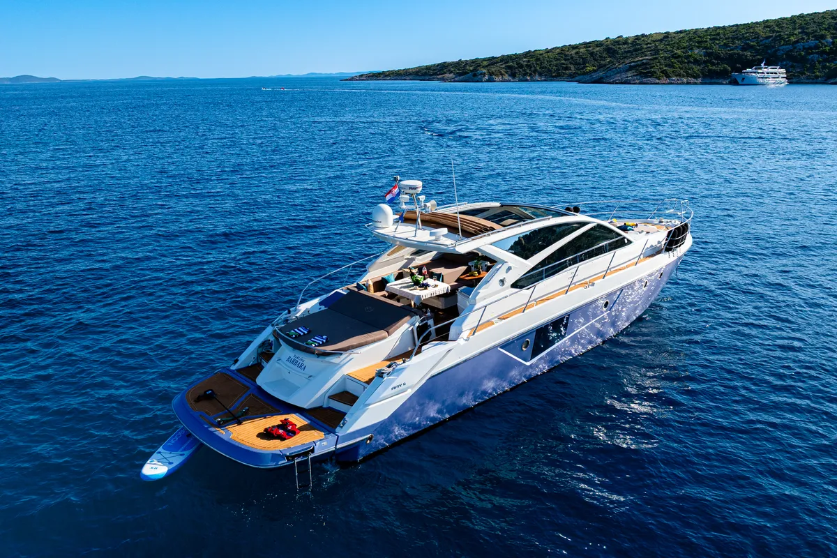 Darling Barbara, a Cranchi Cranchi 56 ST yacht at Split, Croatia