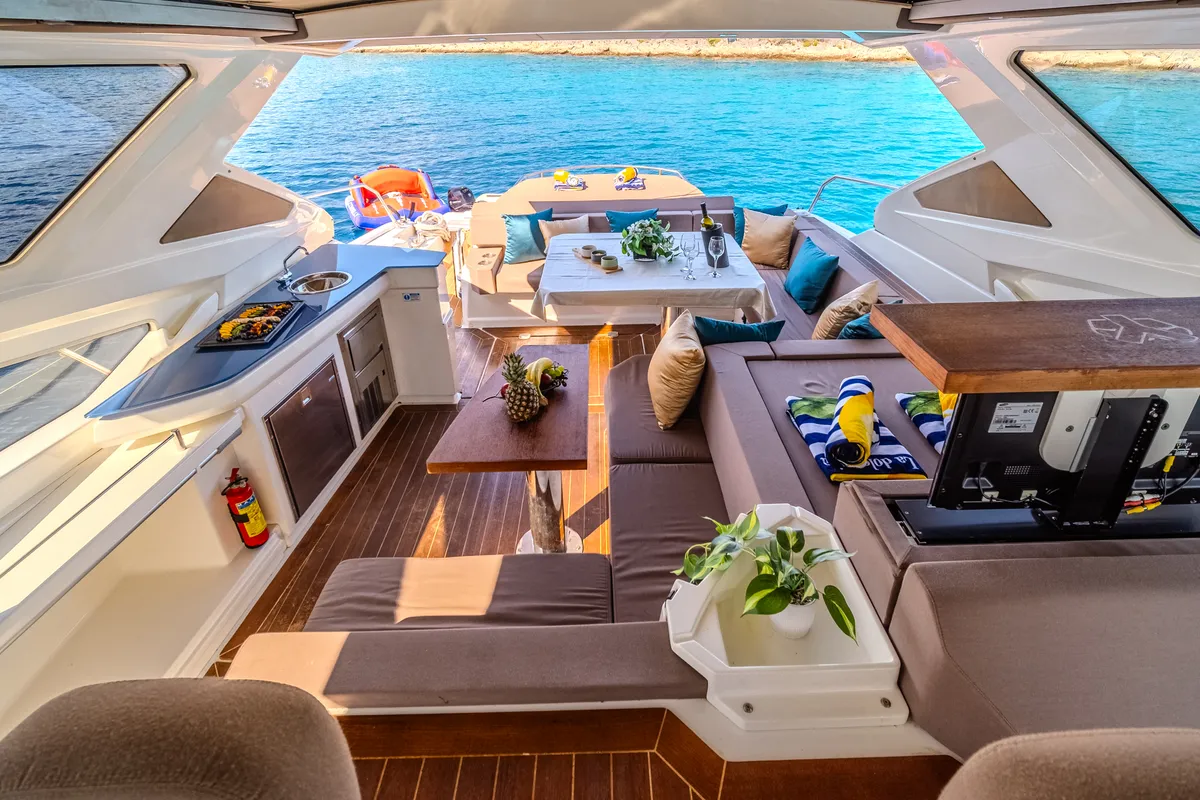 Darling Barbara, a Cranchi Cranchi 56 ST yacht at Split, Croatia