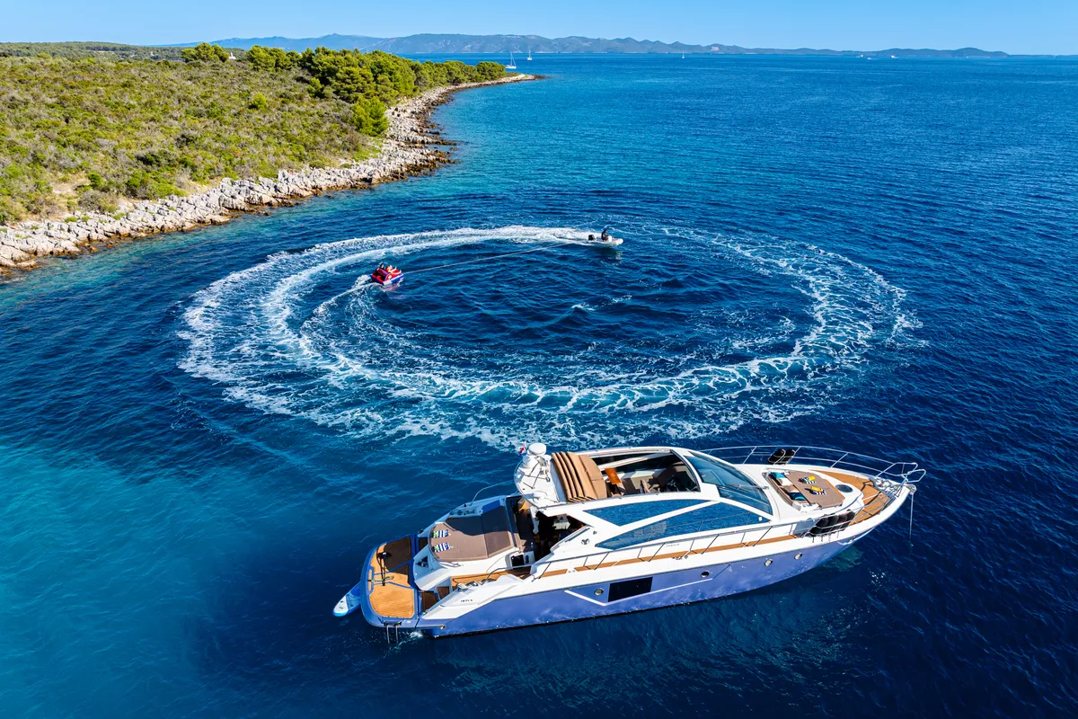 Darling Barbara, a Cranchi Cranchi 56 ST yacht at Split, Croatia