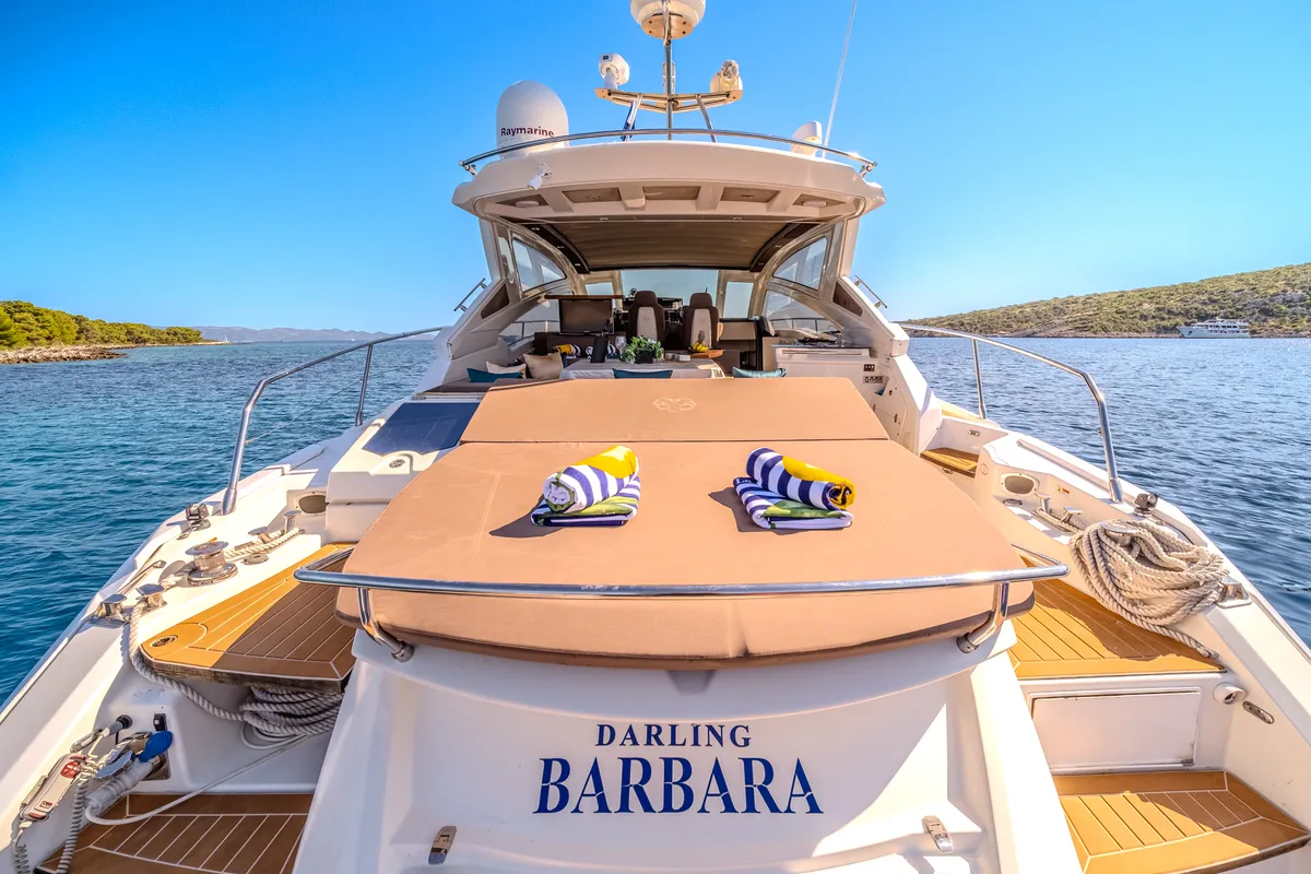 Darling Barbara, a Cranchi Cranchi 56 ST yacht at Split, Croatia