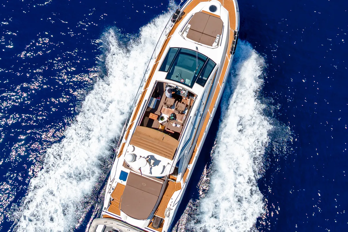 Darling Barbara, a Cranchi Cranchi 56 ST yacht at Split, Croatia