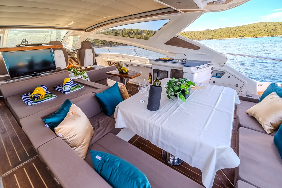 Darling Barbara, a Cranchi Cranchi 56 ST yacht at Split, Croatia