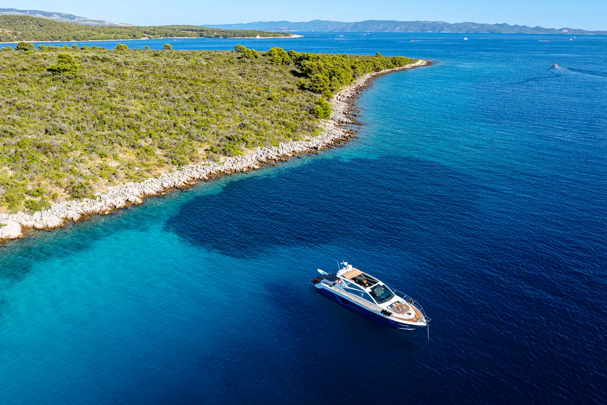 Darling Barbara, a Cranchi Cranchi 56 ST yacht at Split, Croatia