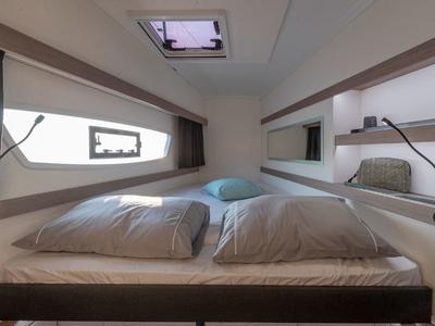 Cabin on My Way, a Fountaine Pajot Isla 40 catamaran at Taranto, Italy