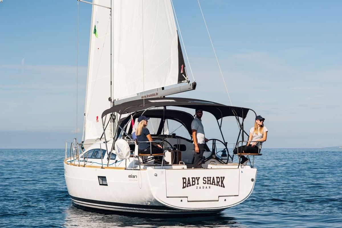 Baby Shark, a Elan Impression 40.1 sailboat at Zadar, Croatia