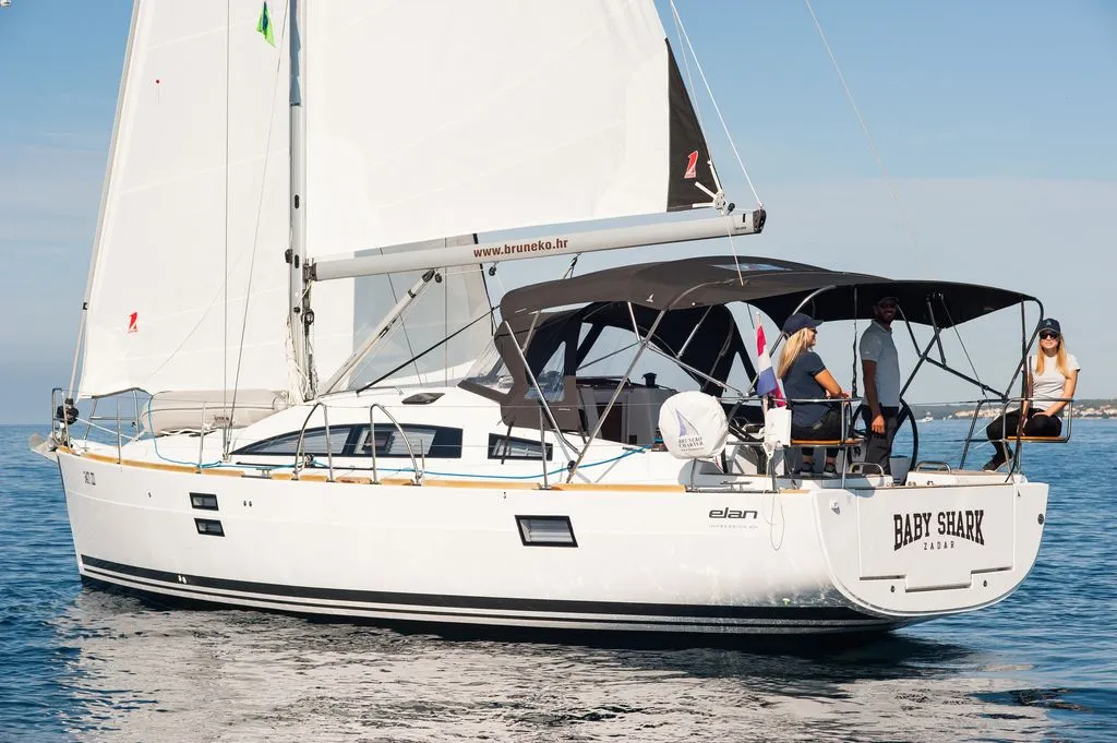 Baby Shark, a Elan Impression 40.1 sailboat at Zadar, Croatia