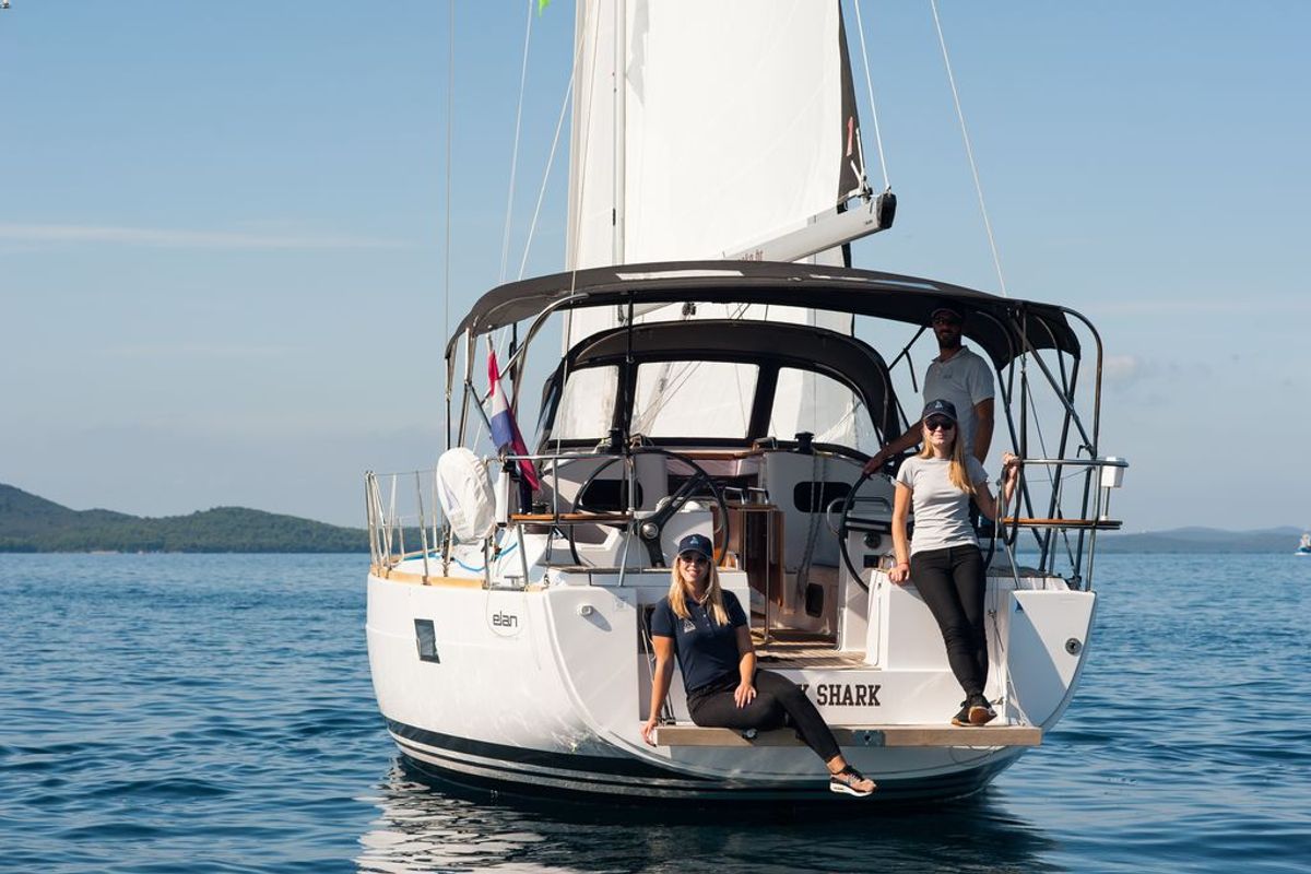 Baby Shark, a Elan Impression 40.1 sailboat at Zadar, Croatia