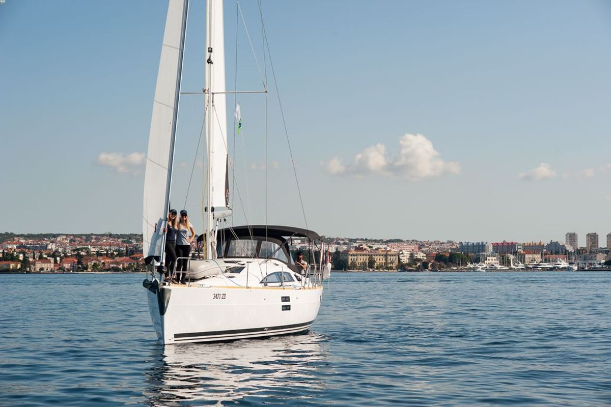 Baby Shark, a Elan Impression 40.1 sailboat at Zadar, Croatia