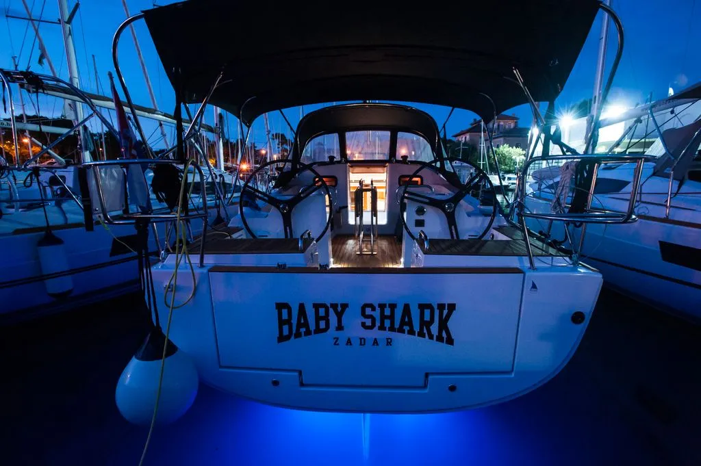Baby Shark, a Elan Impression 40.1 sailboat at Zadar, Croatia