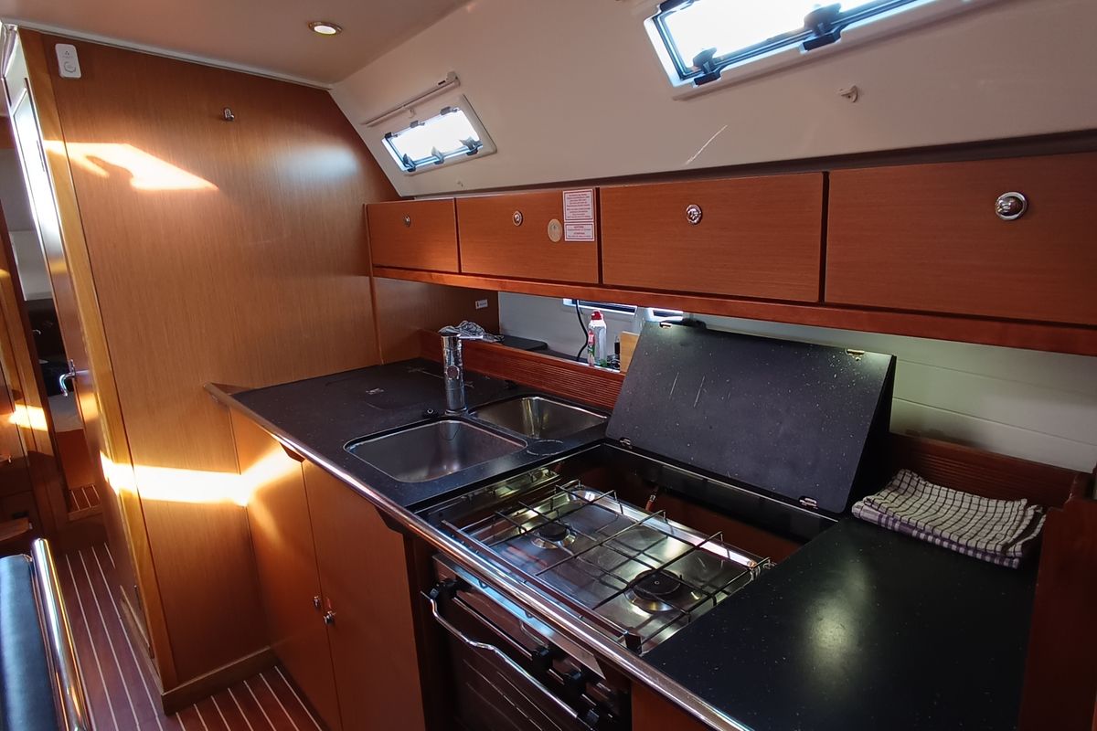 Galley of Easy Eleven, a Bavaria Cruiser 40 S sailboat at Split, Croatia