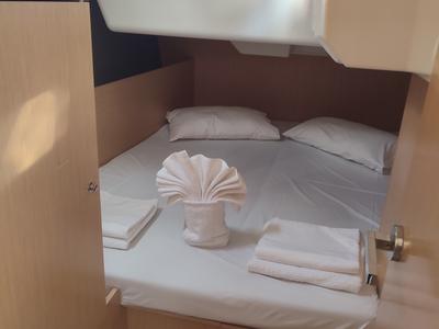 Cabin on Zografia, a Beneteau Oceanis 38 sailboat at Municipal Unit of Lefkada, Greece