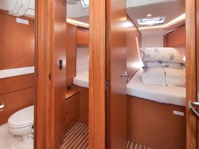 Cabin on Callisto, a Bavaria Cruiser 45 sailboat at Municipal Unit of Ellomenos, Greece