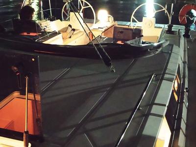 Cockpit of Callisto, a Bavaria Cruiser 45 sailboat at Municipal Unit of Ellomenos, Greece