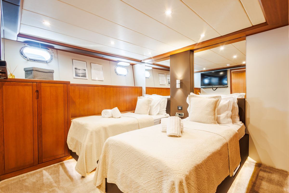 Cabin on San Limi, a Gulet Motoryacht yacht at Split, Croatia