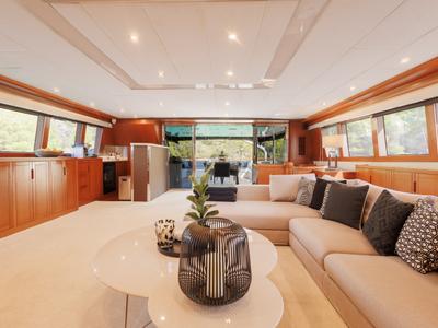 Salon of San Limi, a Gulet Motoryacht yacht at Split, Croatia